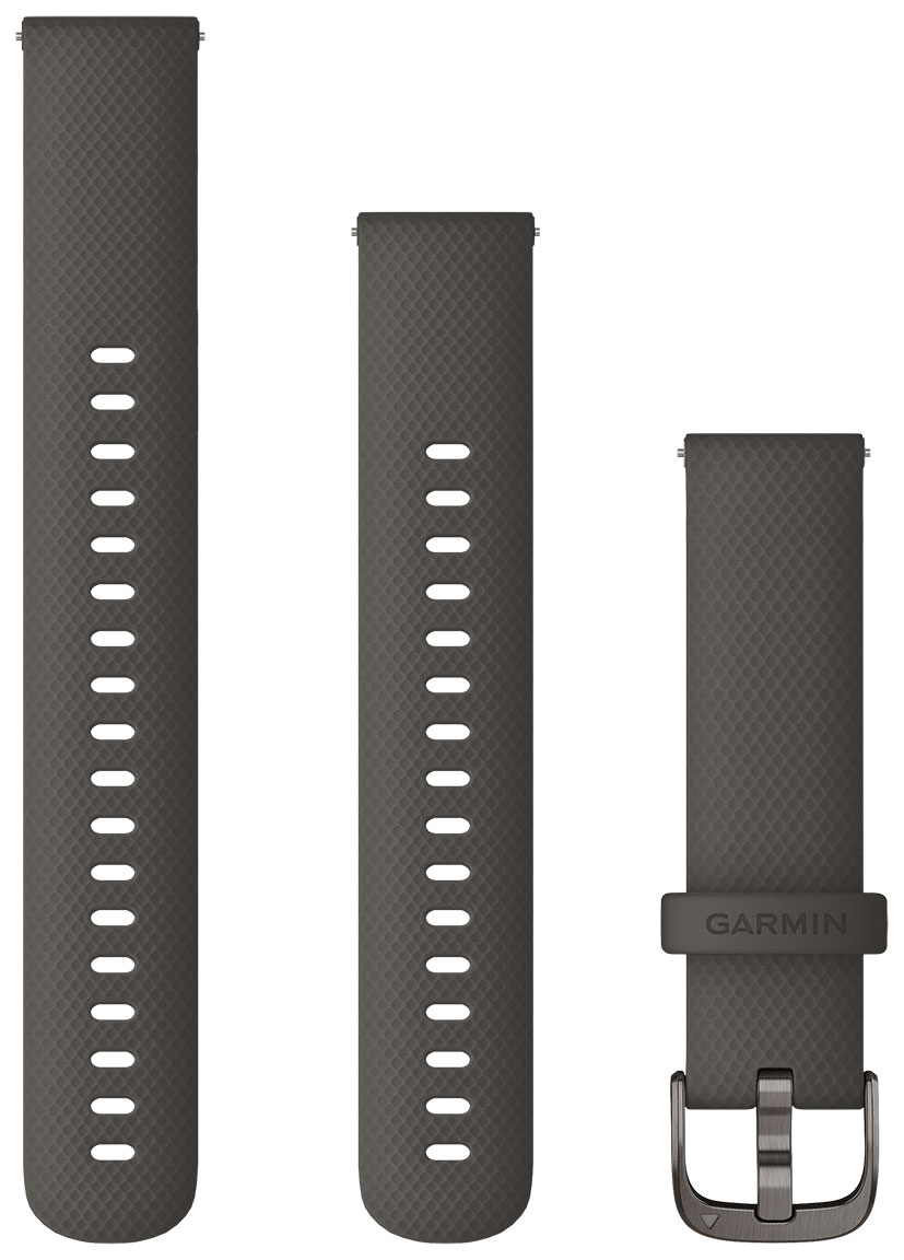 Garmin Quick Release Silicone Strap Dark Grey 18 mm 010-12932-0E