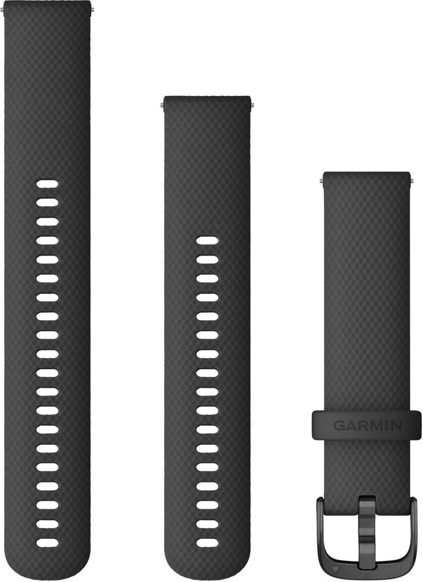 Garmin Venu Black Quick release -Silicone Strap 20mm 010-12932-11