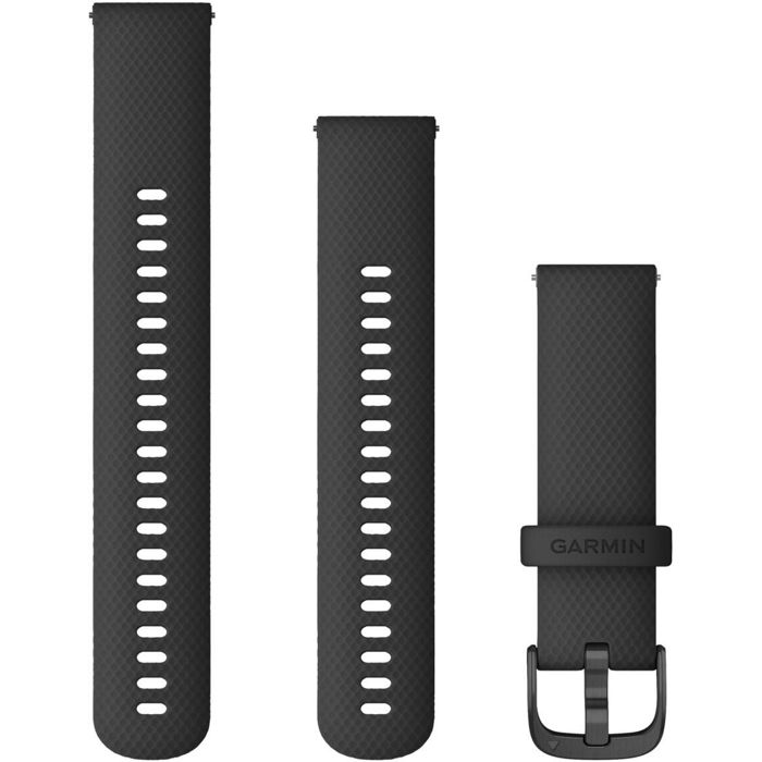Garmin Vivoactive Black Quick release -Silicone Strap 22mm 010