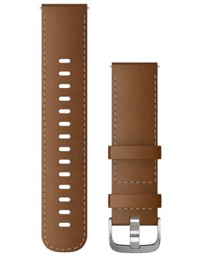 Garmin Quick Release Leather Strap White 22 mm 010-12932-24