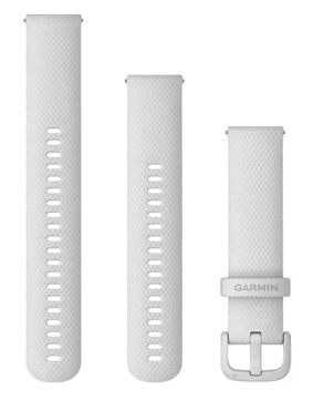 Garmin Quick Release Silicone Strap White 20 mm 010-13021-01