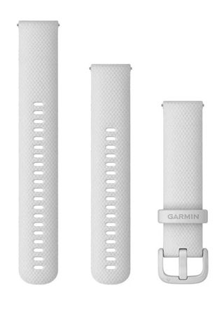 Garmin Quick Release Silicone Strap White 20 mm 010-13021-01