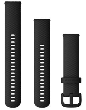 Garmin Quick Release Silicone Strap Black 20 mm 010-13021-03