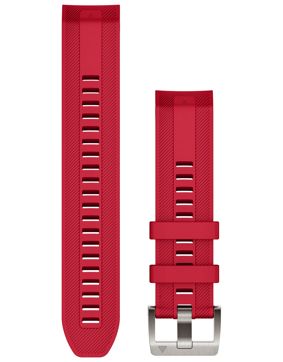Garmin MARQ Quickfit 22 mm Red Silicone Strap 010-13225-03