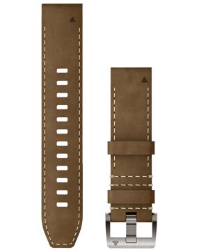 Garmin MARQ Quickfit 22 mm Leather-FKM Hybrid Strap Tundra 010-13225-07