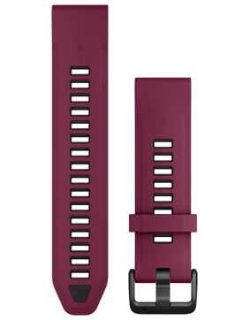 Garmin QuickFit 20 mm silicone band dark red 010-13391-04