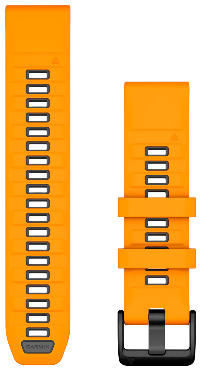 Garmin Quickfit 22 mm silicone band orange 010 13392 01 watchesonline