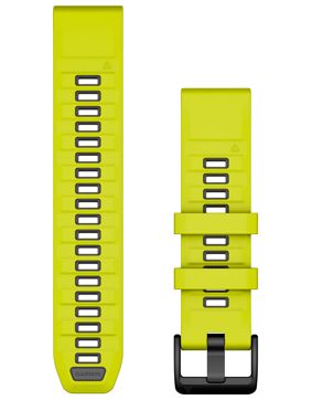 Garmin Quickfit 22 mm silicone band bright yellow 010-13392-08