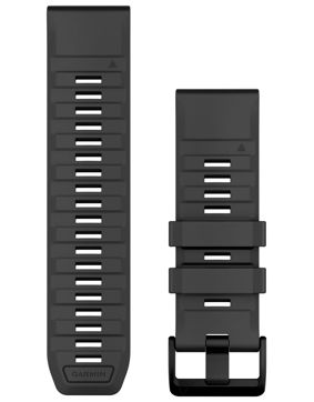 Garmin Quickfit 26 mm silicone band graphite gray 010-13393-07