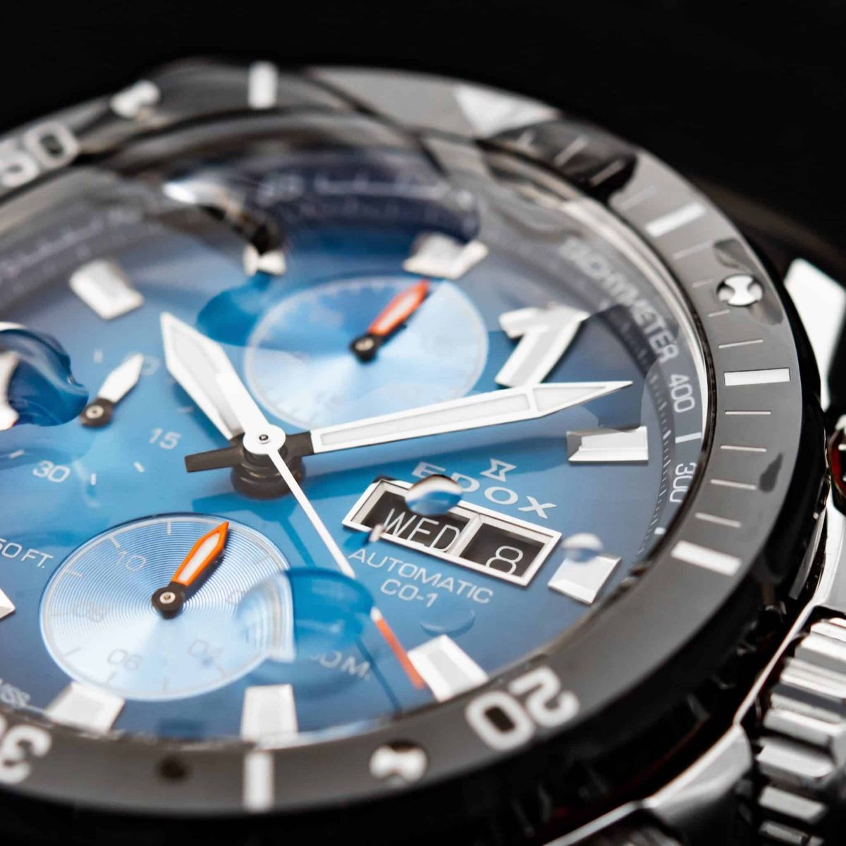 Edox CO-1 Chronograph Automatic 01128 3NOCA BUIDN - watchesonline.com