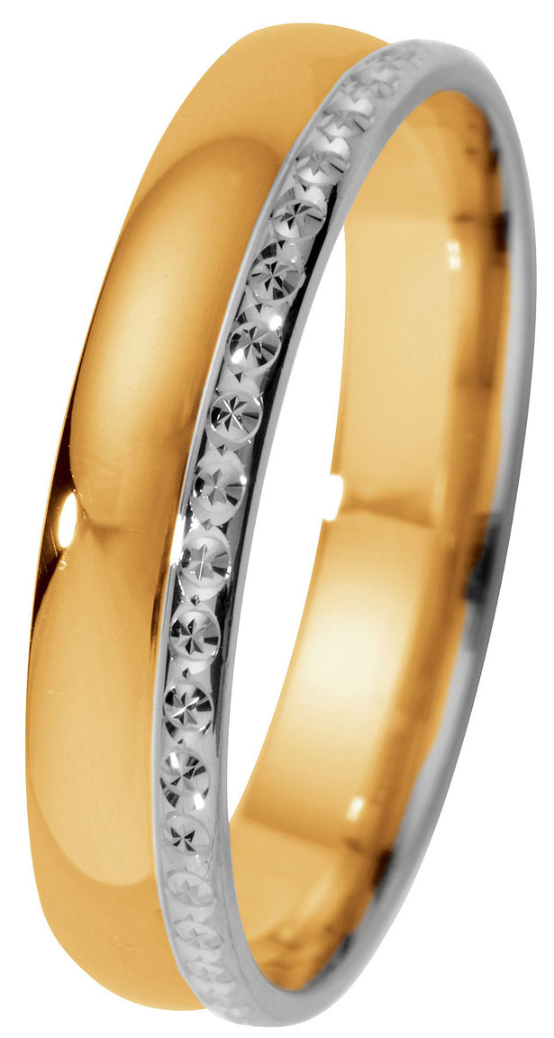 Kohinoor 013-926 Elise Two Toned Gold Ring