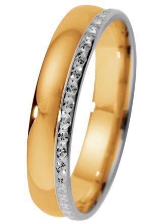 Kohinoor 013-926 Elise Two Toned Gold Ring