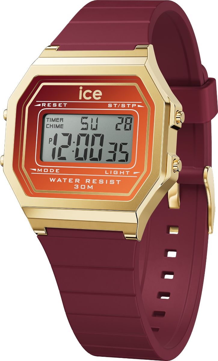 ICE digit retro Ruby Ember Small