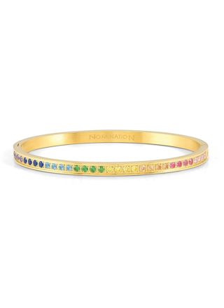 Nomination Pretty bangles small size gold-colored eternity bangle bracelet rainbow 029505/024