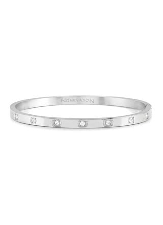 Nomination Pretty bangles square large size silver-colored bangle bracelet 029508/001