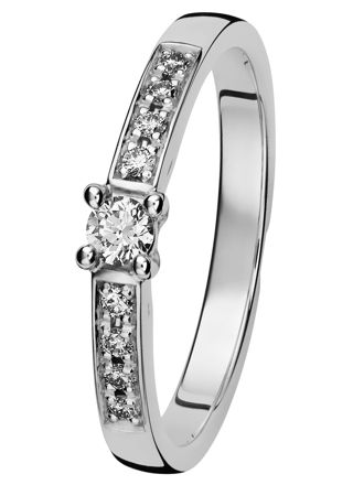 Kohinoor 033-210V-18 Diamond Ring White Gold Margit
