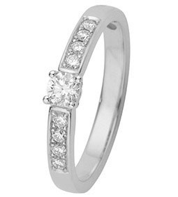 Kohinoor 033-210V-31 Diamond Ring White Gold Margit