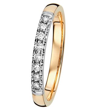 Kohinoor 033-216-16 diamond ring two-toned Estelle
