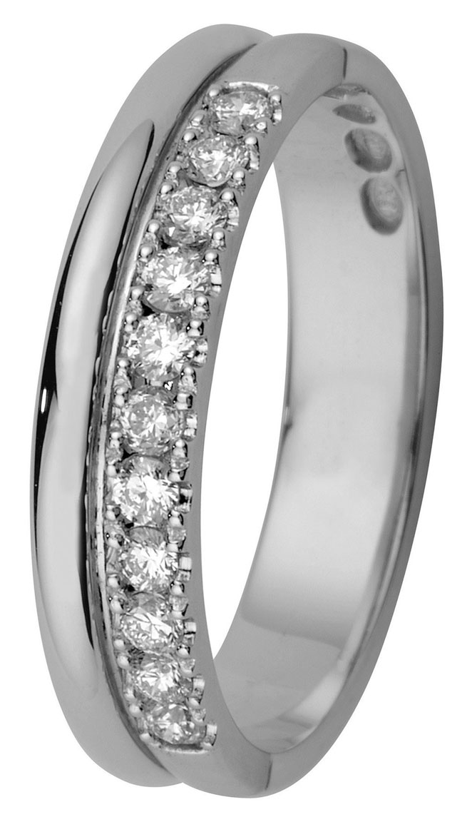 Kohinoor 033-216V-22 Diamond Ring White Gold Madeleine