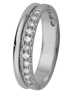 Kohinoor 033-216V-22 Diamond Ring White Gold Madeleine