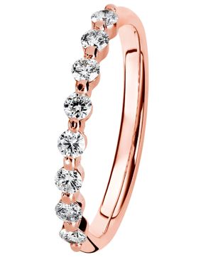 Kohinoor Dahlia rose gold diamond ring 033-232P-40