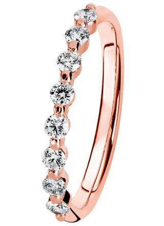 Kohinoor Dahlia rose gold diamond ring 033-232P-40