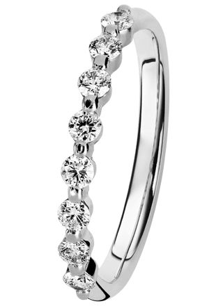 Kohinoor Dahlia white gold diamond ring 033-232V-40