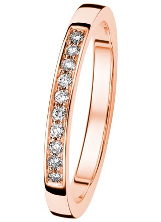 Kohinoor 033-240P-10 Stella Rose Gold Diamond Ring