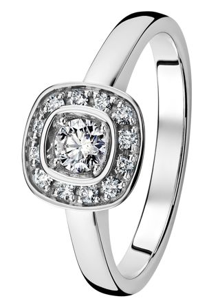 Kohinoor 033-240V-29 diamond ring white gold Stella