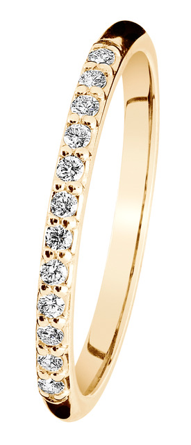 Kohinoor Rosa diamond ring Gold 033-260-11