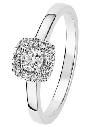 Kohinoor 033-263V-30 diamond ring white gold Valerie