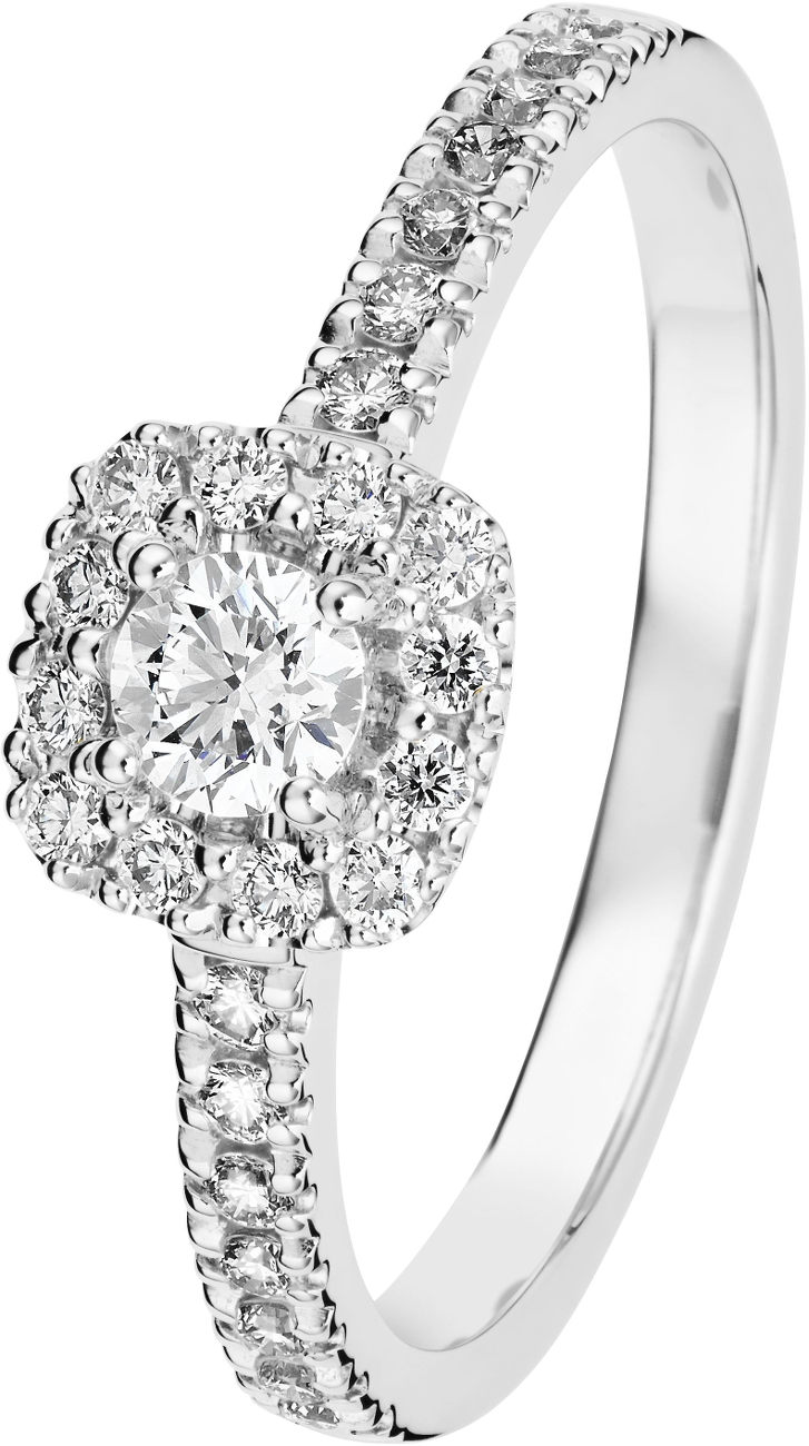 Kohinoor 033-263V-44 diamond ring white gold Valerie