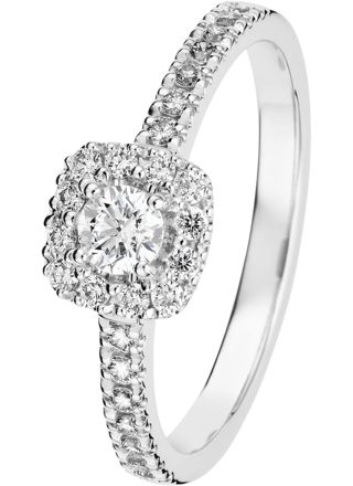 Kohinoor 033-263V-44 diamond ring white gold Valerie