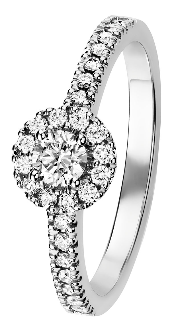 Kohinoor 033-264V-44 diamond ring white gold Valerie