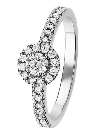 Kohinoor 033-264V-44 diamond ring white gold Valerie