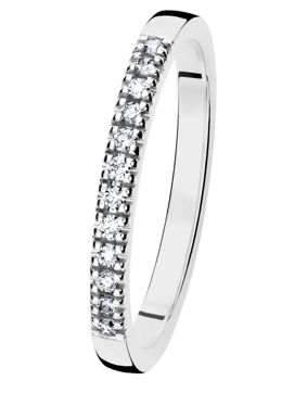 Kohinoor Valerie 0,12 ct eternity diamond ring 033-266V-12