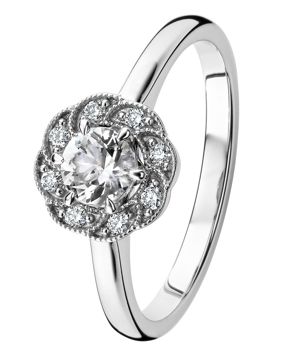 Kohinoor Clara 033-269V-08 diamond ring