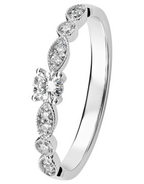 Kohinoor Clara diamond ring 033-269V-25