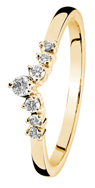 Kohinoor Tia diamond ring Gold 033-405-14