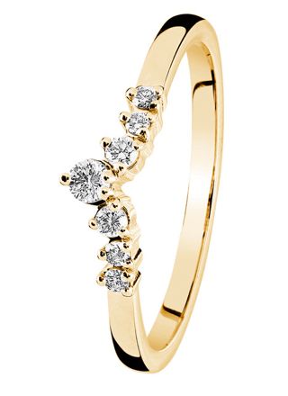 Kohinoor Tia diamond ring Gold 033-405-14