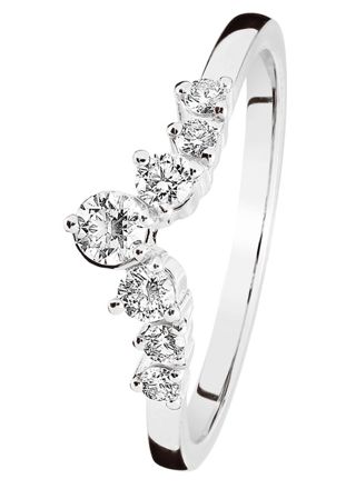 Kohinoor Tia diamond ring White Gold 033-405V-27