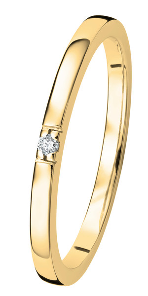 Kohinoor Linnea scallop Diamond ring gold 033-406-01