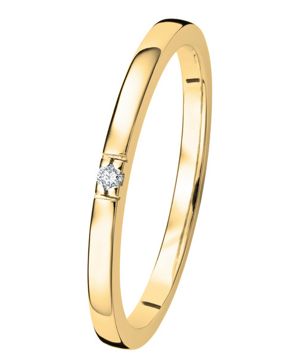 Kohinoor Linnea scallop Diamond ring gold 033-406-01