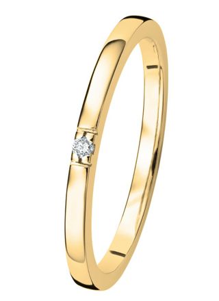 Kohinoor Linnea scallop Diamond ring gold 033-406-01