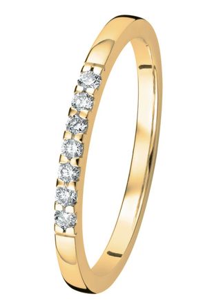 Kohinoor Linnea scallop Diamond ring gold 033-406-10