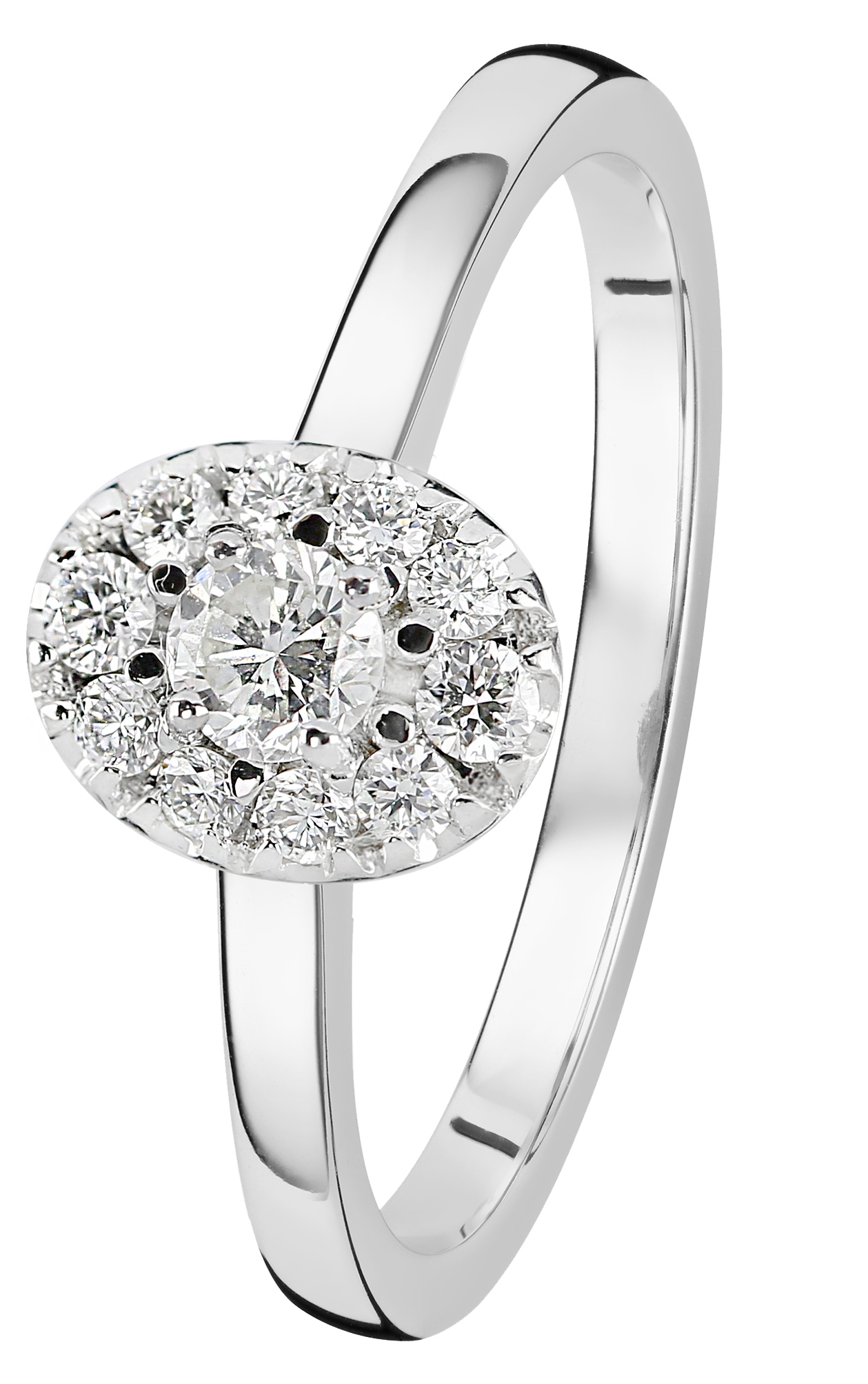 Kohinoor diamondring Olivia White Gold 033-410V-22-155