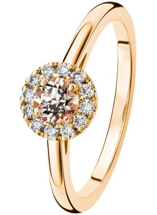 Kohinoor Garda diamond-topaz ring 033-423-12