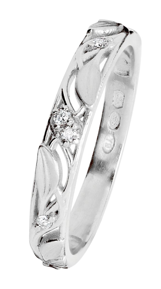 Kohinoor Ofelia diamond ring white gold 033-480V-04