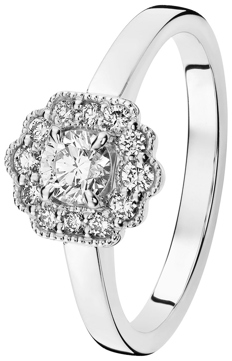 Kohinoor 033-508V-18 Aino diamond ring