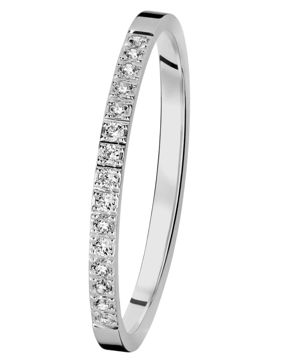 Kohinoor white gold Nova 1.5 mm diamond ring 033-612V-07